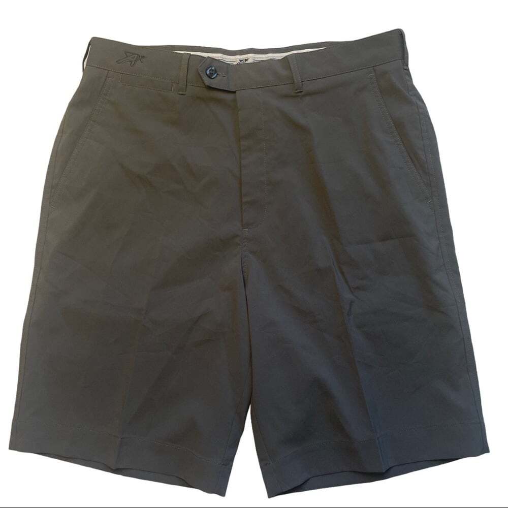 Ahead Extreme Men’s Size 32 Grey Casual Flat Front Golf Lightweight Shor…
